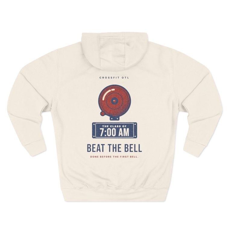 Beat The Bell hoodie, back view