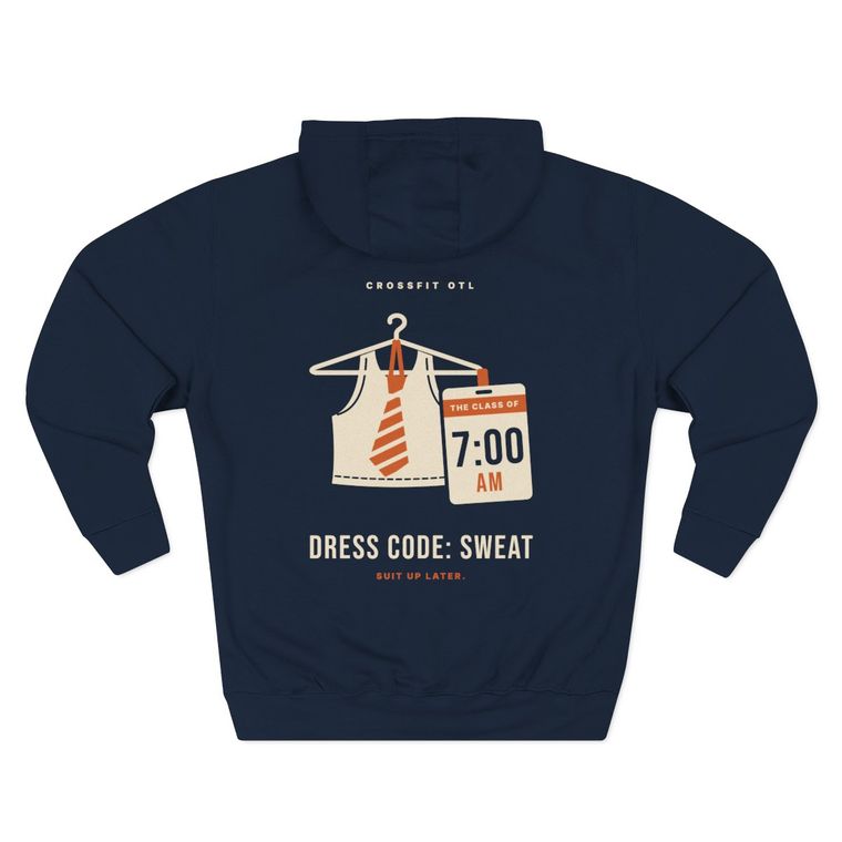 Dress Code: Sweat hoodie, back view