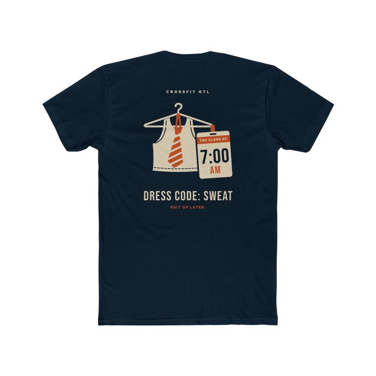Dress Code: Sweat tee, back view