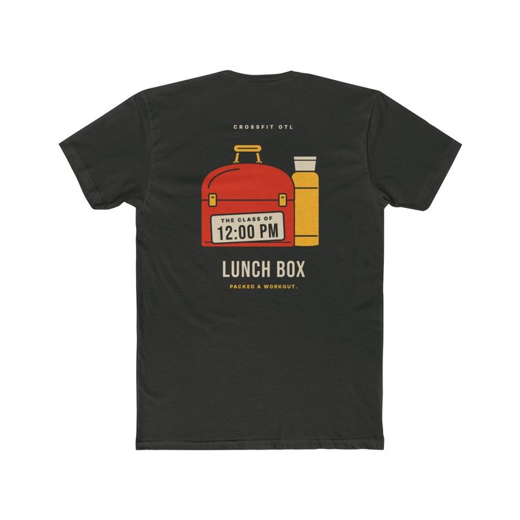 Lunch Box tee, back view