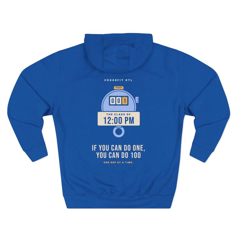If You Can Do One, You Can Do 100 hoodie, back view