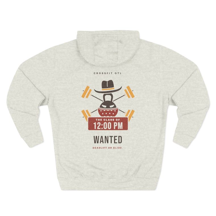 Wanted hoodie, back view