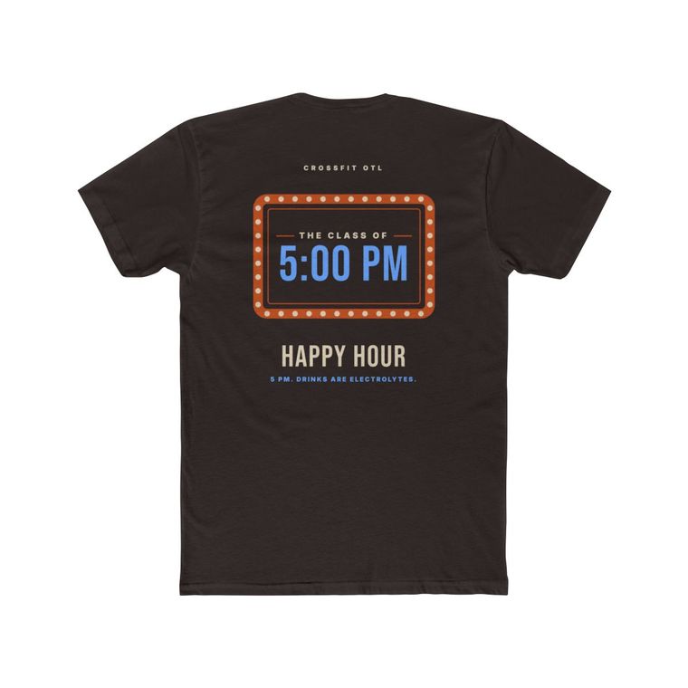 Happy Hour tee, back view